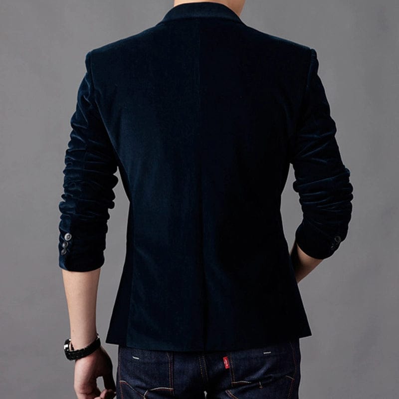 Autumn Foreign Trade Men's Casual Slim - Fit Corduroy Suit - SHOWLU FASHION STORE