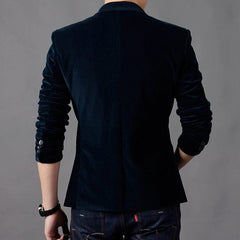 Autumn Foreign Trade Men's Casual Slim - Fit Corduroy Suit - SHOWLU FASHION STORE