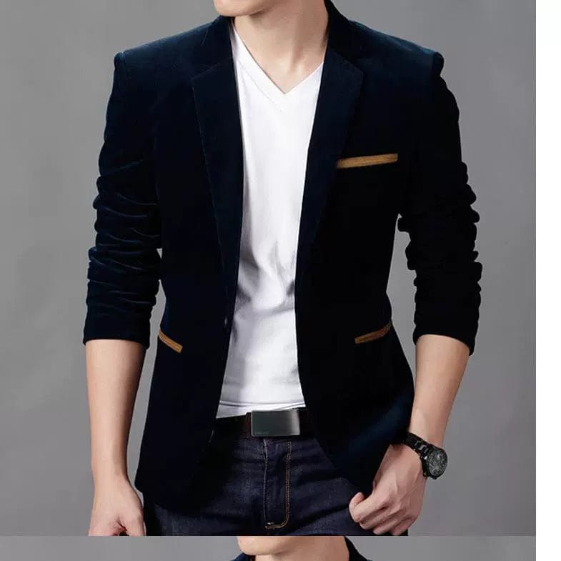 Autumn Foreign Trade Men's Casual Slim - Fit Corduroy Suit - SHOWLU FASHION STORE