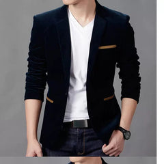 Autumn Foreign Trade Men's Casual Slim - Fit Corduroy Suit - SHOWLU FASHION STORE
