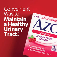 AZO Cranberry Supplement, Made with Concentrated Whole Fruit Cranberry Powder to Help Cleanse and Protect the Urinary Tract*, Sugar Free Cranberry Pills, Non - GMO, 100 Softgels - SHOWLU FASHION STORE