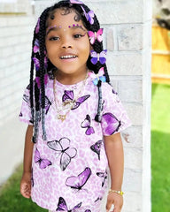Baby Girl Summer Clothing Sets Short Sleeve Tops+Rainbow Color Shorts Kids Casual Clothes Children's Girls 2pcs Outfits 8Y - SHOWLU FASHION STORE