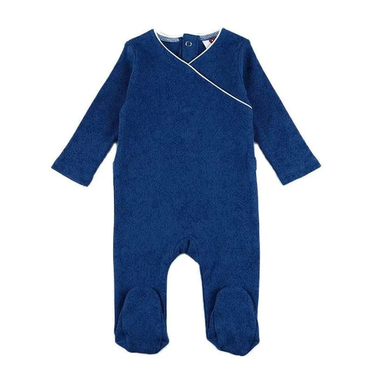 Baby romper and hat set kids clothes long sleeves rib cotton baby overall with footie romper autumn/winter demo wrap romper - SHOWLU FASHION STORE