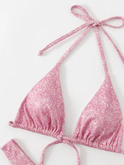 Backless Triangle Shoelace Bikini - SHOWLU FASHION STORE