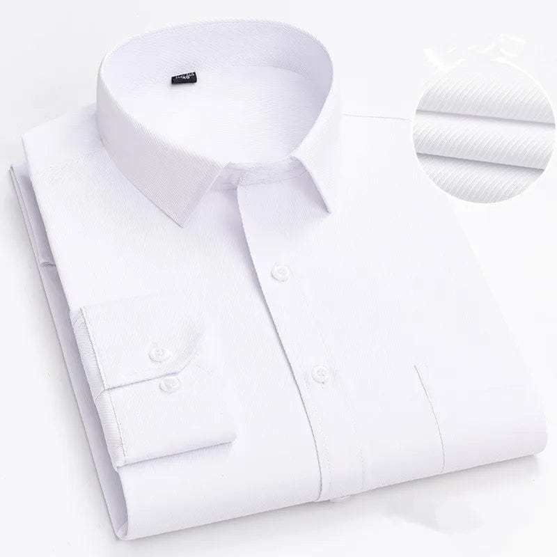 BAMBOOPLE Men's Long Sleeve Casual Shirts Fashion Print Standard Fit Button Soft Shirts For Man Office Business New AEchoice - SHOWLU FASHION STORE