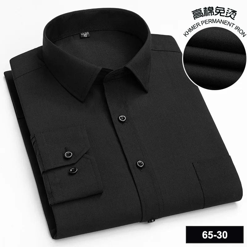 BAMBOOPLE Men's Long Sleeve Casual Shirts Fashion Print Standard Fit Button Soft Shirts For Man Office Business New AEchoice - SHOWLU FASHION STORE
