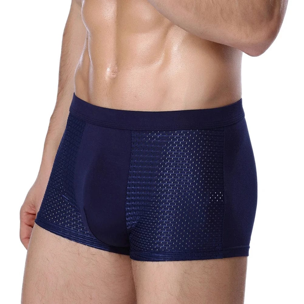 Bamboowear Bamboo Boxer Short Men Microfiber Boxer Briefs Underwear Compression Stretch - SHOWLU FASHION STORE
