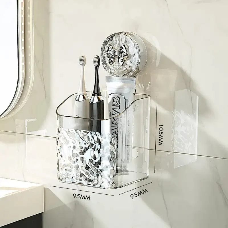 Bathroom Shelf Suction Cup Wall Mount Corner Storage Shelves Shampoo Holder Cosmetic Rack Shower Drain Basket Bathroom Organizer - SHOWLU FASHION STORE