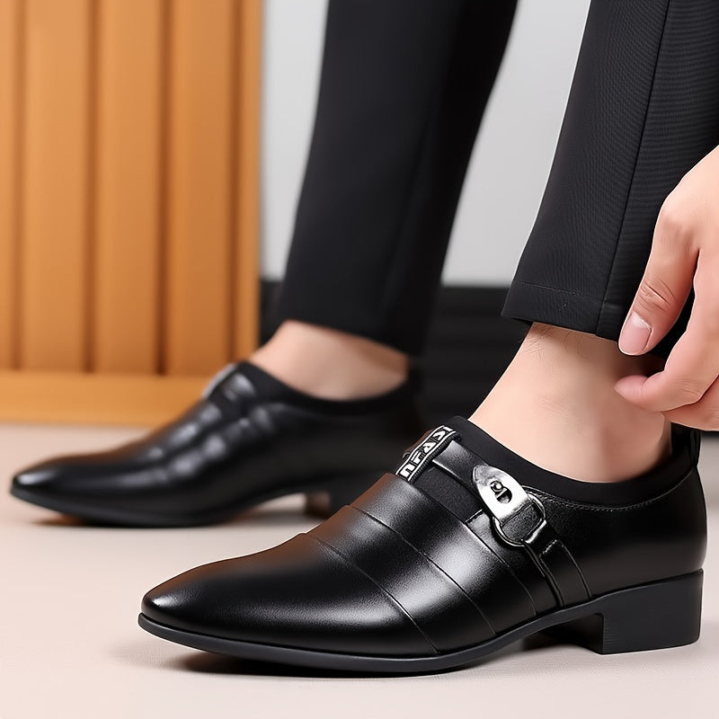 New Korean Version Men's Business Formal Shoes - Large Size Pointed Toe Casual Shoes 2024 SHOWLU FASHION STORE
