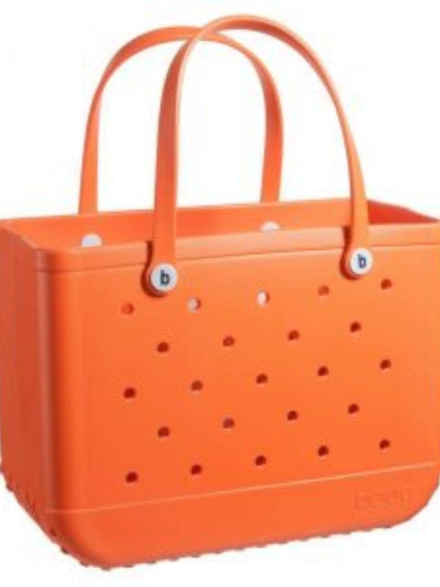 Beach Bag Satchel Shopping Bag Pet Basket Shoulder Outdoor Eva Pure Color Hole Bag Bogg American Jelly Fashion - SHOWLU FASHION STORE