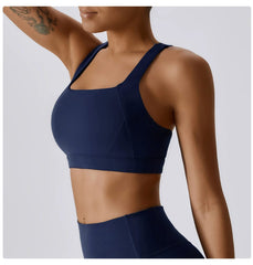 Beauty Back Cross Cloud Sense Tight Yoga Vest Sports Intimates Bubble Wrap with Chest Pad Running Bra Workout Clothes for Women - SHOWLU FASHION STORE