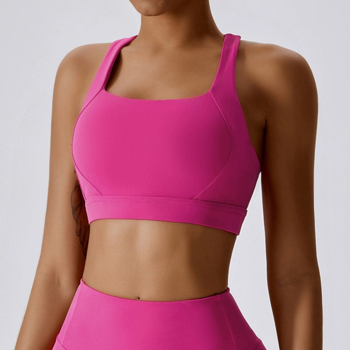Beauty Back Cross Cloud Sense Tight Yoga Vest Sports Intimates Bubble Wrap with Chest Pad Running Bra Workout Clothes for Women - SHOWLU FASHION STORE