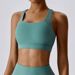 Beauty Back Cross Cloud Sense Tight Yoga Vest Sports Intimates Bubble Wrap with Chest Pad Running Bra Workout Clothes for Women - SHOWLU FASHION STORE