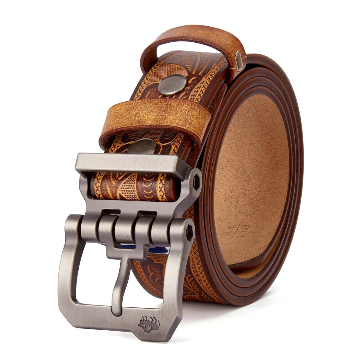 BISON DENIM Vintage Genuine Leather Men Belt High Quality Waist Strap Luxury Pin Buckle Male Best Gift Casual Belts for Jeans - SHOWLU FASHION STORE