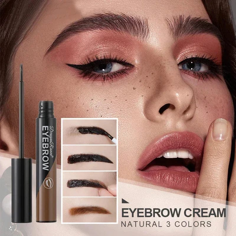 Black Brown Peel - off Eyebrow Gel Tint Makeup Waterproof Lasting Eye Brow Enhancers Liquid Gel Tear Wear Easy Natural Brow Tattoo - SHOWLU FASHION STORE