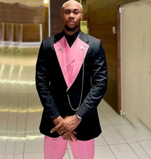Black Pink Men Suits Wedding Prom Party Suit Single Breasted Blazer Sets Costume Homme trajes de vestir para hombre 3 Pieces - SHOWLU FASHION STORE