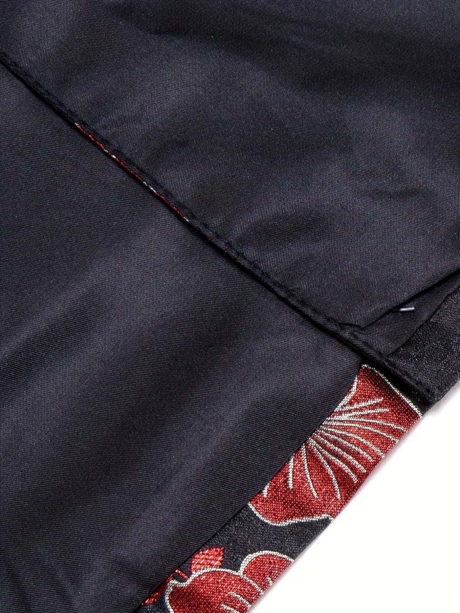 Black Red New Style Jacket Casual Jacquard Button Blazer Shawl Lapel Suit Jacket For Wedding 1pc Suit - SHOWLU FASHION STORE