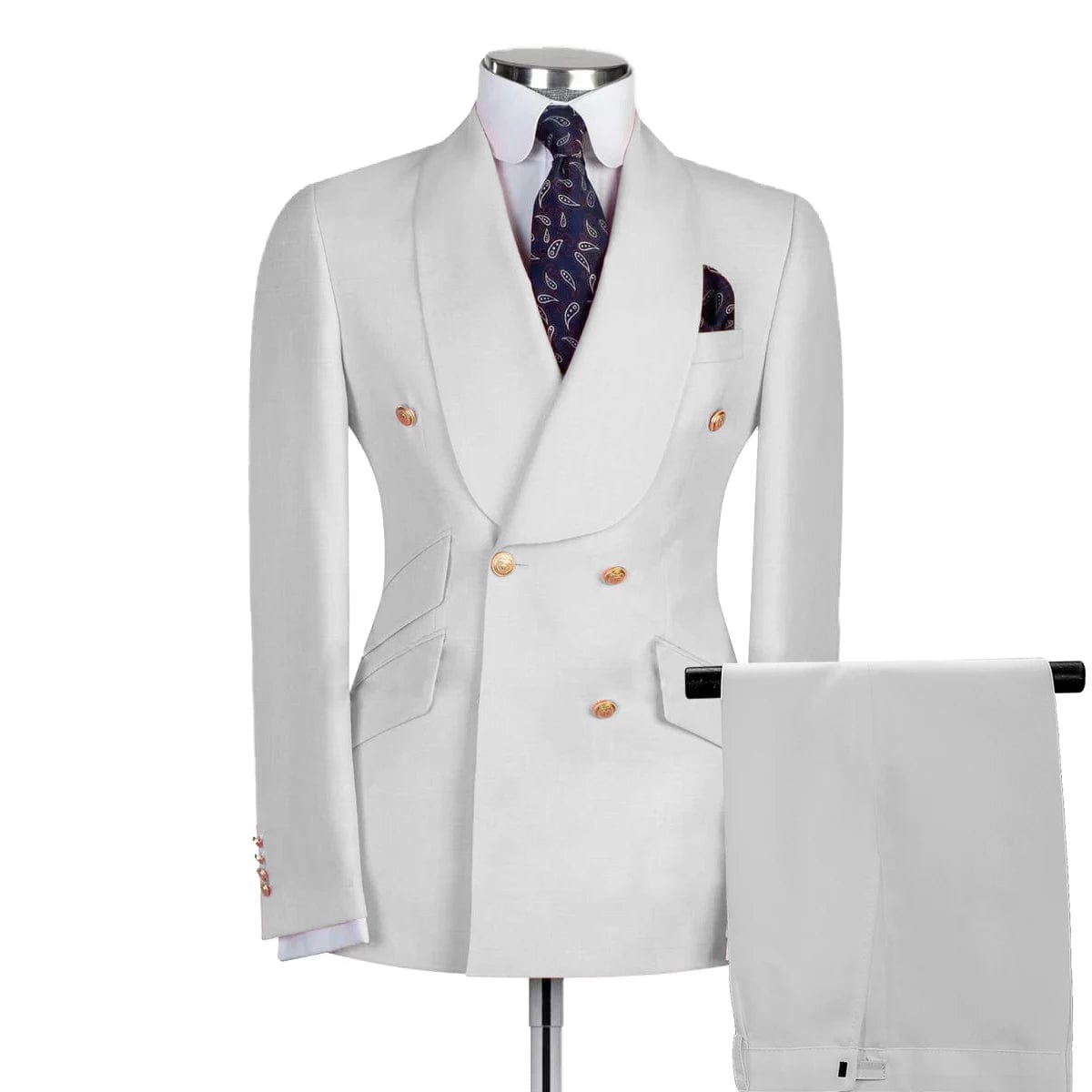 Blazer Suit For Men 2 Piece Outfit Set Suits High Quality 2024 Pants Mens Clothing Wedding Tuxedo Jackets beige designer clothes - SHOWLU FASHION STORE