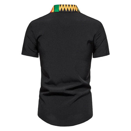 Bold Kente Print Shirt - SHOWLU FASHION STORE