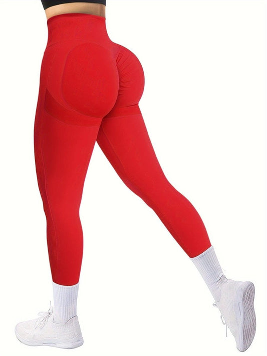 Boost Your Workout with Sculpted Perfection: High - Waisted, Butt - Lifting, Seamless Leggings for All - Season - Ultimate Comfort & Style - SHOWLU FASHION STORE
