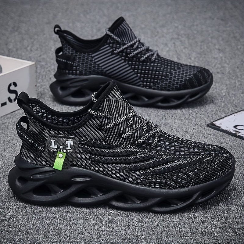 Breathable Men's Blade Sneakers - Lightweight Non - Slip Sport Shoes for Running, Walking, and Training - SHOWLU FASHION STORE