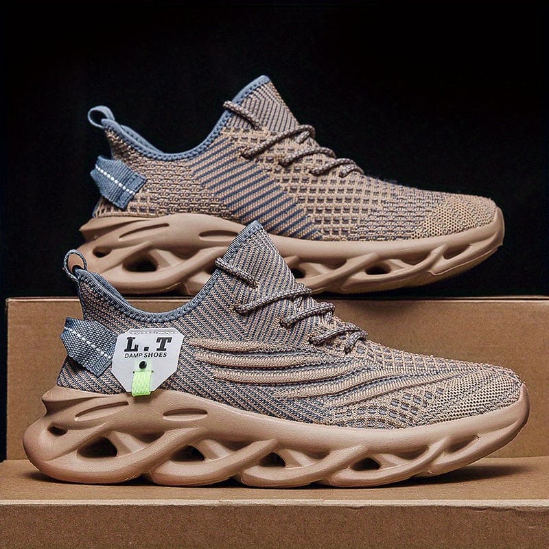 Breathable Men's Blade Sneakers - Lightweight Non - Slip Sport Shoes for Running, Walking, and Training - SHOWLU FASHION STORE