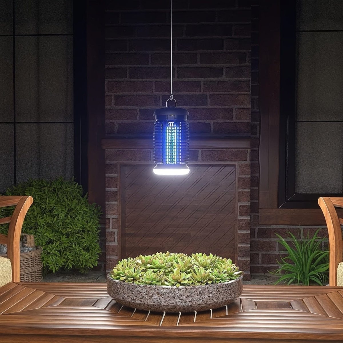 Bug Zapper Outdoor Electric, Mosquito Zapper Indoor, Fly Zapper, Fly Trap, Insect Trap for Garden Backyard Patio, Black - SHOWLU FASHION STORE