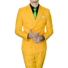 Business Plus Size Double - Breasted Business Suit - SHOWLU FASHION STORE