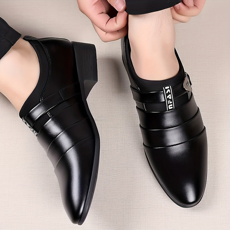 New Korean Version Men's Business Formal Shoes - Large Size Pointed Toe Casual Shoes 2024 SHOWLU FASHION STORE