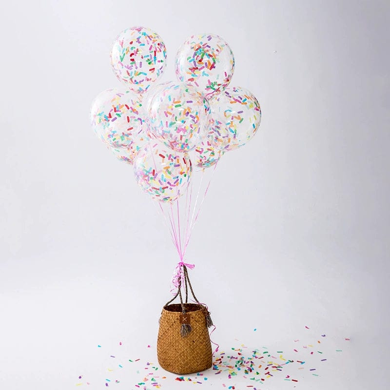Candy Series Theme Macaron Color Color Strip Fragments Transparent Paper Scrap Balloon Birthday Scene Setting Props - SHOWLU FASHION STORE