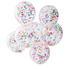 Candy Series Theme Macaron Color Color Strip Fragments Transparent Paper Scrap Balloon Birthday Scene Setting Props - SHOWLU FASHION STORE