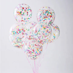 Candy Series Theme Macaron Color Color Strip Fragments Transparent Paper Scrap Balloon Birthday Scene Setting Props - SHOWLU FASHION STORE