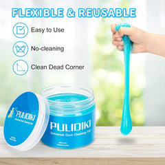 Car Cleaning Gel Universal Detailing Kit Automotive Dust Car Crevice Cleaner Slime Auto Air Vent Interior Detail Removal for Car Putty Cleaning Keyboard Cleaner Car Accessories Blue - SHOWLU FASHION STORE