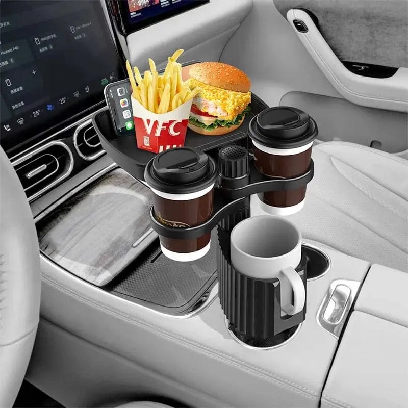 Car Cup Holder Expander Tray with Detachable Car Cup Holder Tray, Car Food Trays for Eating &Cup Holder Tray Table for Car - SHOWLU FASHION STORE