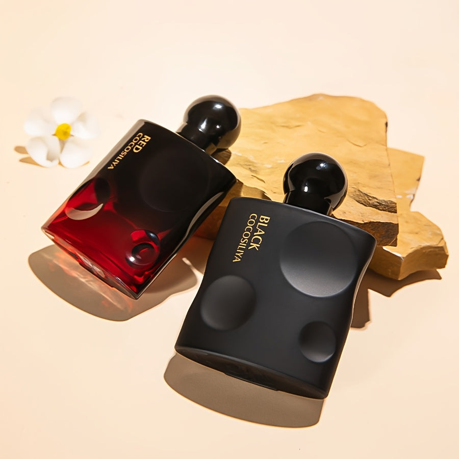 Black & Red Floral & Fruity Woody Eau De Parfum for Men and Women - Long-Lasting Fragrance Spray, 5-15% Perfume Concentration, Alcohol-Based, Talc-Free, Ideal for Parties, Dates, and Gifts SHOWLU FASHION STORE