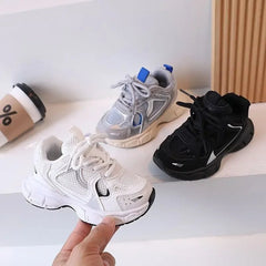 Children Tennis Shoes Versatile Non - slip White Sneakers for Kids Girls Fashion Causal Breathable Toddlers Boys Sports Shoes Hot - SHOWLU FASHION STORE