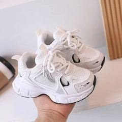 Children Tennis Shoes Versatile Non - slip White Sneakers for Kids Girls Fashion Causal Breathable Toddlers Boys Sports Shoes Hot - SHOWLU FASHION STORE