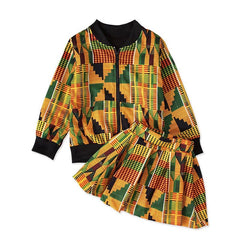 Children's Bohemian Dress Zipper Jacket - SHOWLU FASHION STORE