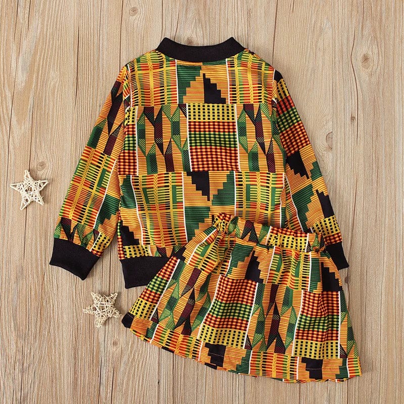 Children's Bohemian Dress Zipper Jacket - SHOWLU FASHION STORE