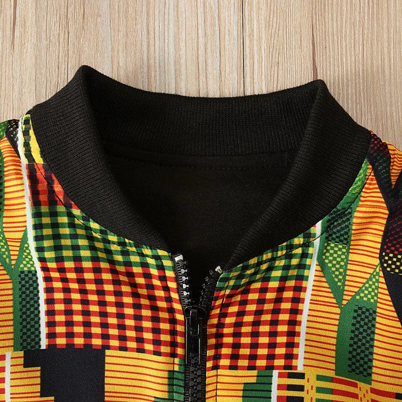 Children's Bohemian Dress Zipper Jacket - SHOWLU FASHION STORE