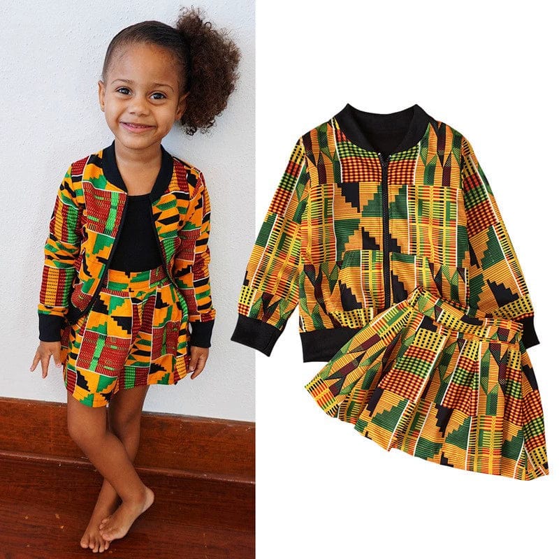 Children's Bohemian Dress Zipper Jacket - SHOWLU FASHION STORE