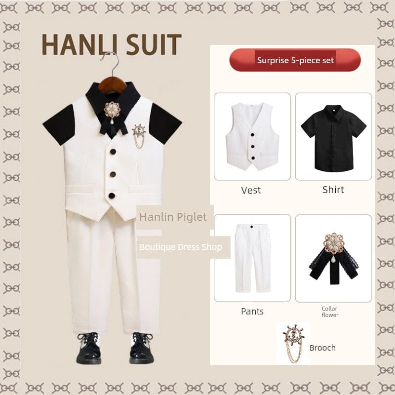 Children's Costume British Handsome Host Suit - SHOWLU FASHION STORE