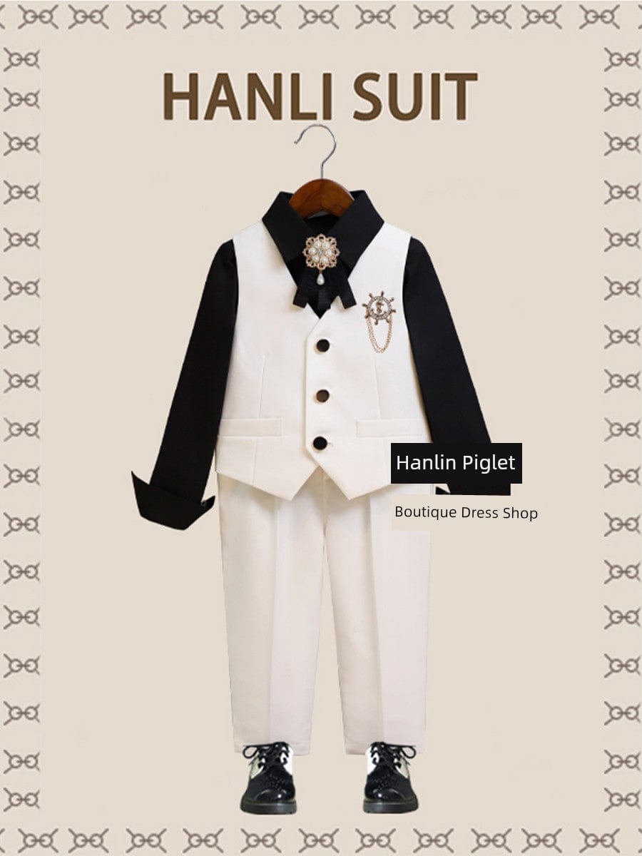Children's Costume British Handsome Host Suit - SHOWLU FASHION STORE