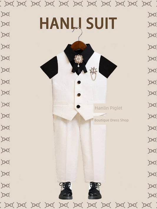 Children's Costume British Handsome Host Suit - SHOWLU FASHION STORE
