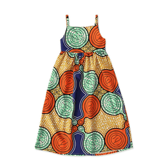 Children's Elastic Waist Backless Dress - SHOWLU FASHION STORE