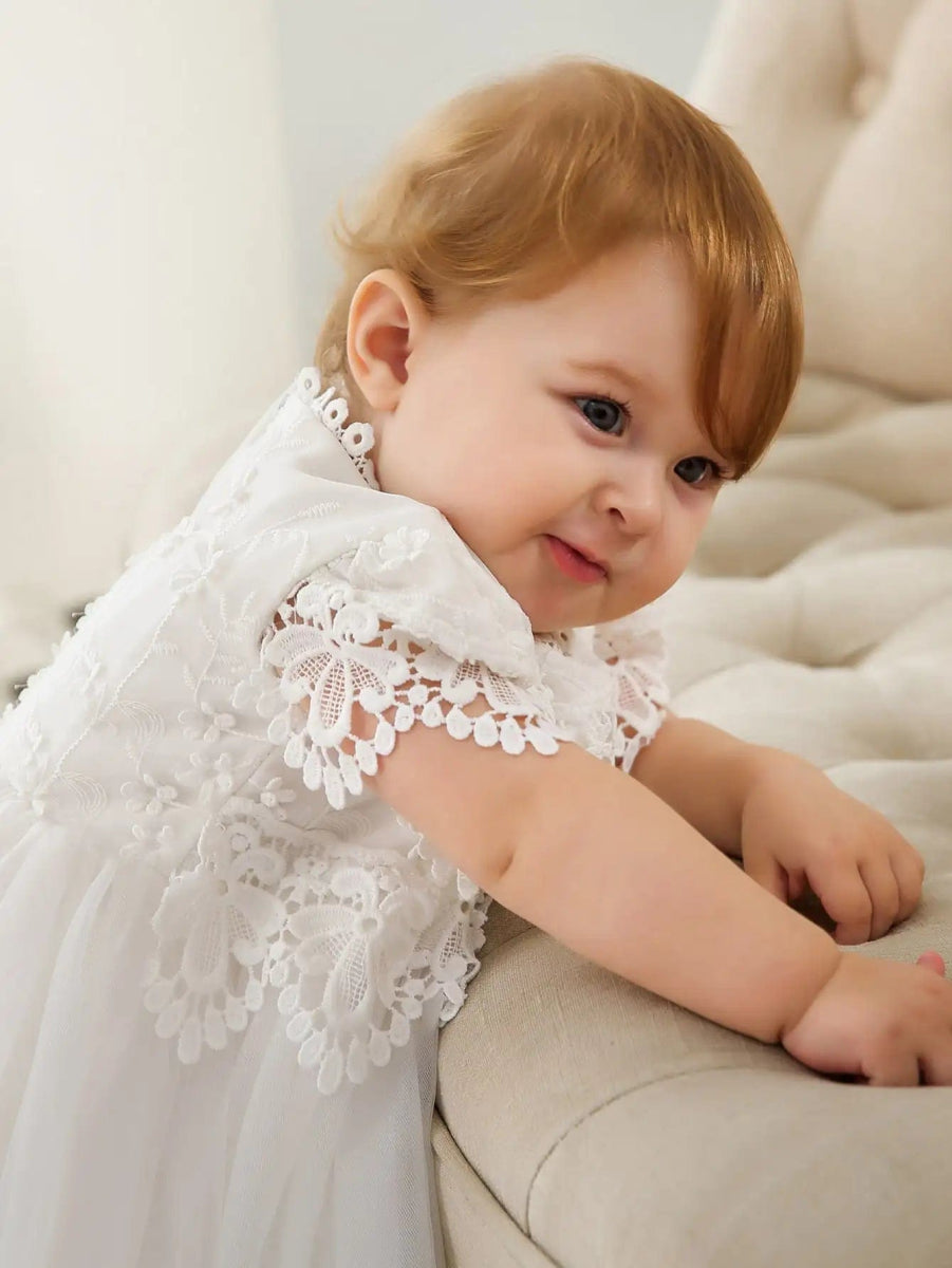 Christening Gowns Baby Christening Dress Birthday Outfit for Baby Girls 3 Months Baby Dress - SHOWLU FASHION STORE