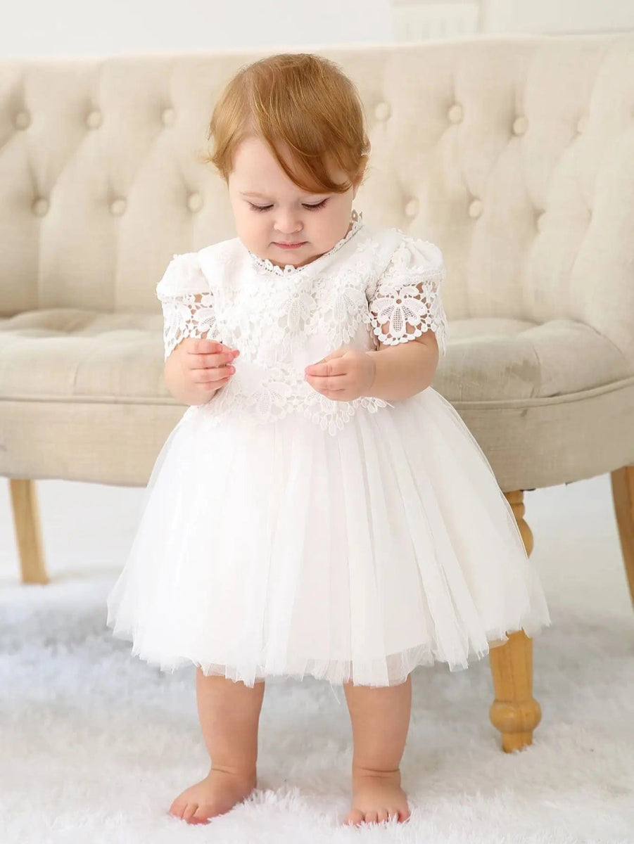 Christening Gowns Baby Christening Dress Birthday Outfit for Baby Girls 3 Months Baby Dress - SHOWLU FASHION STORE