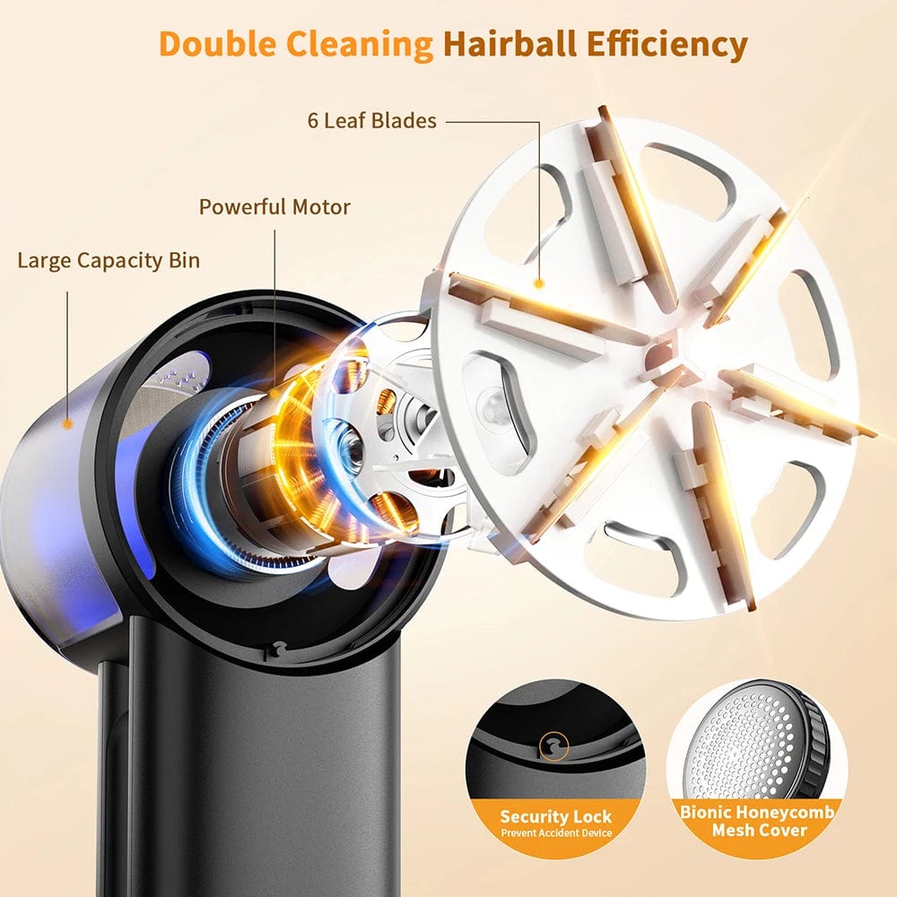 coldSky Rechargeable Fabric Shaver Electric Lint Remover with Digital Display Sweater Shaver Lint Shaver for Clothing Blanket - SHOWLU FASHION STORE