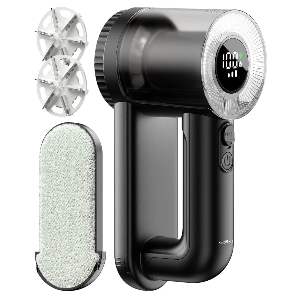 coldSky Rechargeable Fabric Shaver Electric Lint Remover with Digital Display Sweater Shaver Lint Shaver for Clothing Blanket - SHOWLU FASHION STORE