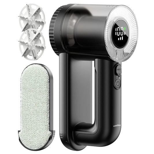 coldSky Rechargeable Fabric Shaver Electric Lint Remover with Digital Display Sweater Shaver Lint Shaver for Clothing Blanket - SHOWLU FASHION STORE